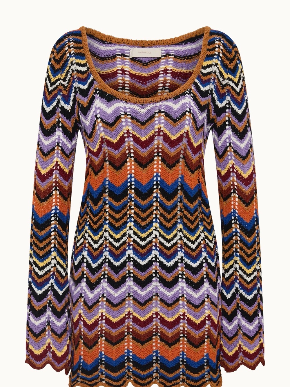 Faithfull the Brand - NEW WITH TAGS Sierra Mini Dress Cadaquès Stripe - Picture 2 of 7